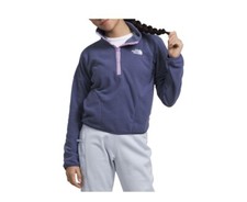 NWT Girls The North Face Fleece Glacier Pullover Jacket Youth Sz XL 60