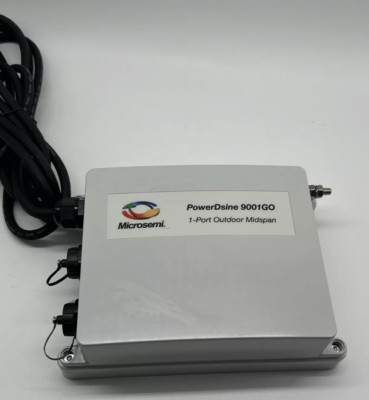 Microsemi PowerDsine PD-9001GO/AC-NA  Special: PD-6530G302 55Vdc/100-240 VAC New