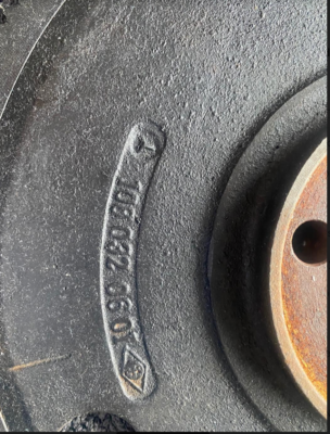 MERCEDES BENZ W108 W114 Anlasserkranz Schwungrad Automatik 