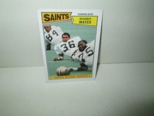 RUEBEN MAYES 1987 Topps Football Card #274 Rookie Rc NEW ORLEANS SAINTS RB Mint