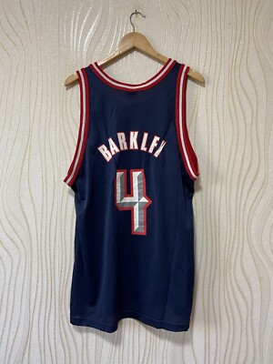 HOUSTON ROCKETS BASKETBALL SHIRT JERSEY CHAMPION VINTAGE sz