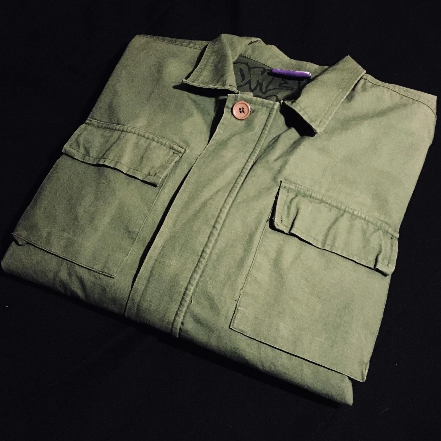 f*cking superbe veste militaire M65 2006 L rare suprême jason aneth usa ripstop 