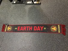 Atlanta United Scarf MLS Earth Day 2021. NWT