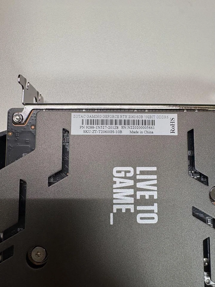 ZOTAC GAMING GEFORCE RTX 2060 6GB 192BIT NEW - Image 3 of 4