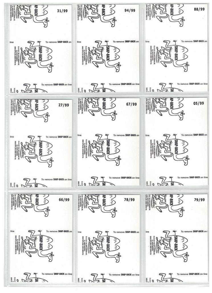 2017 TOPPS WACKY PACKAGES 50TH ANNIVERSARY ENTIRE SET OF 90 BLACK