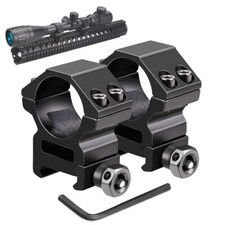 Medium Profile Rings Scope Mount for Picatinny/Weaver and 20mm Rail 1.25" Scope