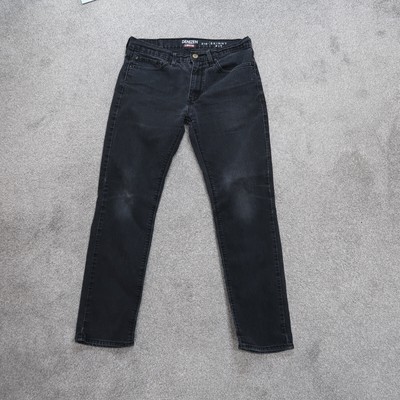 216 Skinny Fit 34x32 Black Jeans 