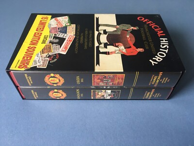 MANCHESTER UNITED - OFFICIAL HISTORY 1998 - VHS VIDEO VINTAGE