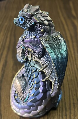 Windstone Edition-Young Dragon In Peacock Blue #504-P