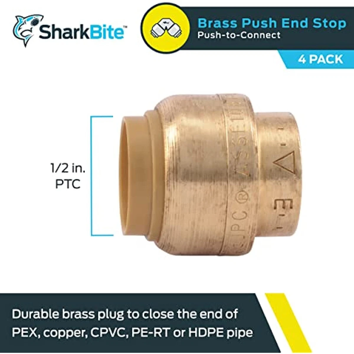 Sharkbite cap deals