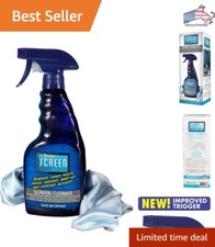 Screen Cleaner Kit - 16 oz Spray Microfiber Cloth for Computers, TVs, Laptops