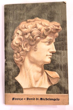 1913 antico CALENDARIETTO tipo barbiere FIRENZE DAVID DI MICHELANGELO , perfetto