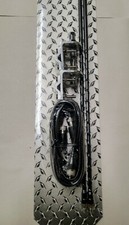 Shark Antenna Dual 3 ft Black fiberglass CB Antenna kit w mounts  coax 1000w