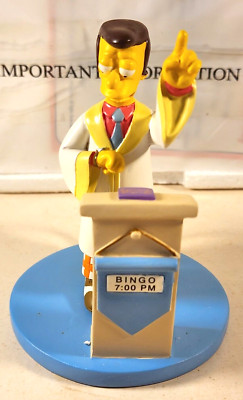 THE SIMPSONS SPRINGFIELD SCULPTURE KEEP HOLY THE SABBATH DAY REVEREND LOVELOY