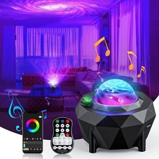 Galaxy Star Projector LED Night Light with APP Remote and Bluetooth Speaker