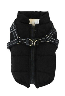 Wasserdichte Hundejacke mit integriertem Hundegeschirr