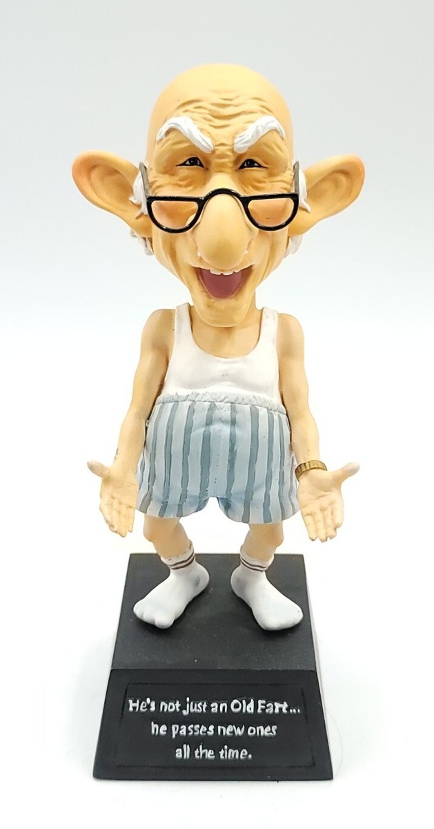 その他 TANK GTD BOBBLE HEAD Coots #12600 Senior Citizen Figurine 2004 Westland 