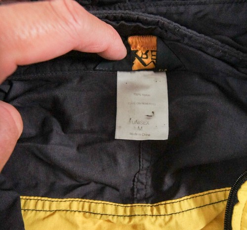 Vintage REI Jacket Mens Medium Anorak Half Zip Pullover Colorblock Hooded Unisex - Picture 9 of 13