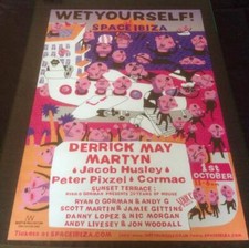 WETYOURSELF 01/10/15 @ SPACE IBIZA 2015 - IBIZA CLUB POSTERS - DJ MUSIC IBZ