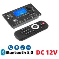 Handsfree Bluetooth 5.0 MP3 Decoder Board DC 12V DIY MP3 Player Audio USB TF FM