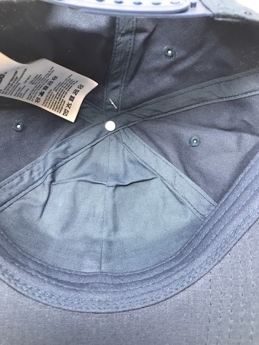 TIMBERLAND Rubber Logo Cotton Canvas Hat - Blue- One Size - New With Tags! - Picture 7 of 9