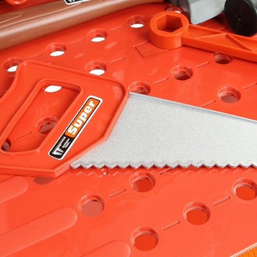 CREATIVE 52/54 TOOL BENCH PLAY SET WORK SHOP TOOLS KIT BOYS KIDS WORKBENCH TOY - Picture 10 of 11
