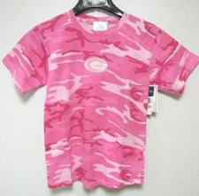 NCAA Georgia Bulldogs Pink Camouflage T-Shirt Style Two Feet Ahead #119
