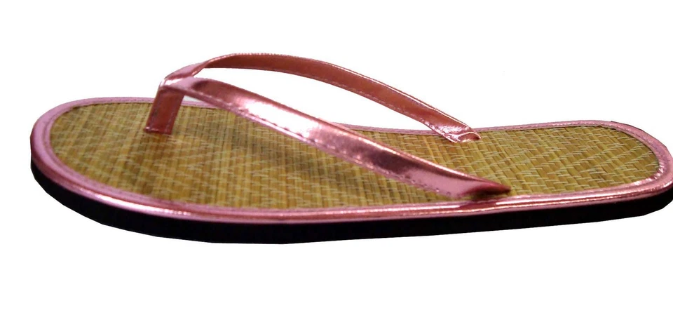 Wholesale Lot Women's Sandals Bamboo Flip Flop 48 pairs 8 colors - Image 2 of 2