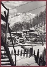 TRENTO RABBI 03 NEVE NEVICATA Cartolina FOTOGRAFICA viaggiata 1971