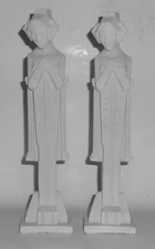 Frank Lloyd Wright Midway Gardens Pair Sprite Statue Figurines #1