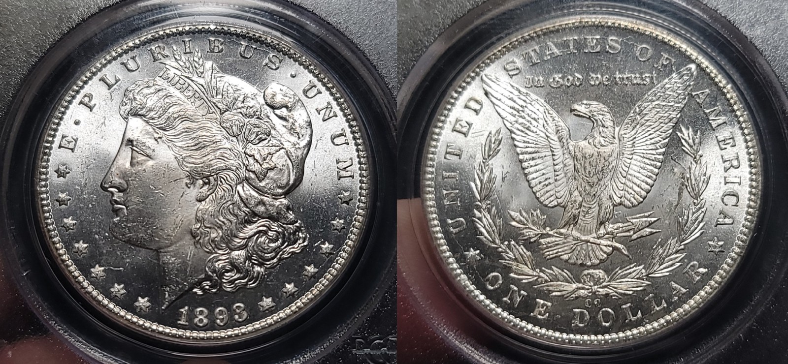 1893-CC $1 MS64 PCGS