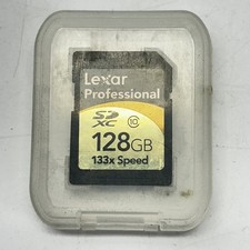 Lexar Professional 128GB SDXC Class 10 133x Speed Memory Card for Cameras Drones