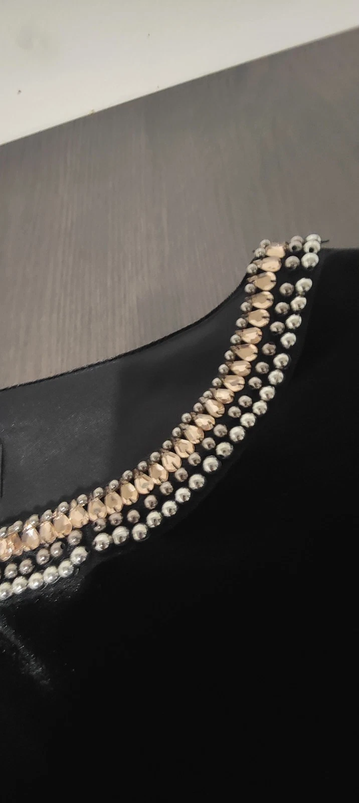 VETEMENTS Abito donna Connected Apparel in velluto nero Taglia 12