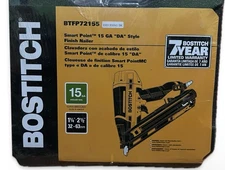BOSTITCH Finish Nailer Kit, 15GA, DA Style with SmartPoint Model# BTFP72155