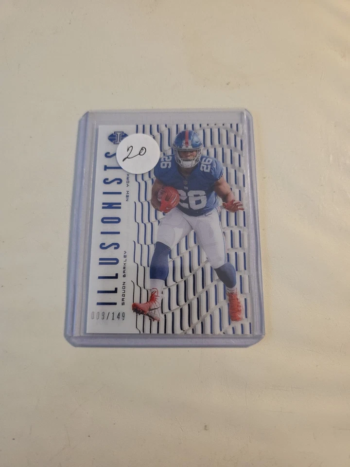 2018 Panini Illusions Football Saquon Barkley 008/149 ILL-SB - Image 2 of 4
