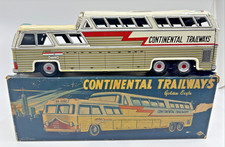 Tin Toy Super Golden Eagle Continental Trailways Friction Bus By Daiya Japan