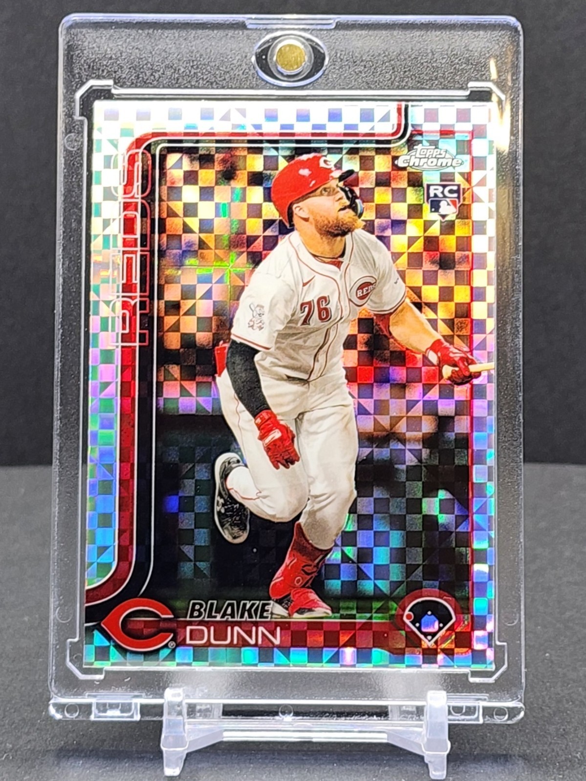 2025 Topps Chrome Blake Dunn #161 X-Fractor Rookie (RC) Reds