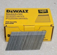 DeWalt DCA16200 2" Heavy Duty 20-Degree Angled Galvanized Finish Nails NEW