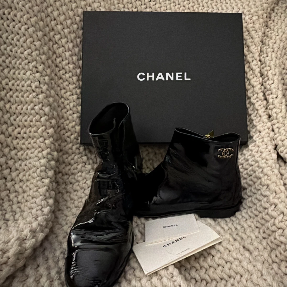 CHANEL Logo Boots for Women for sale | eBay