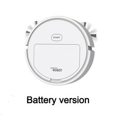 Effizienter runder Saugroboter für kleine Wohnungen weiß schwarz Optionen