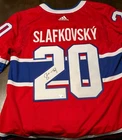 Signed Montreal Canadiens Juraj Slafkovský #20 NHL Hockey Jersey