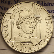 NL* Italia REPUBBLICA 500 LIRE ARGENTO 1992 P. DELLA FRANCESCA FDC con lustro