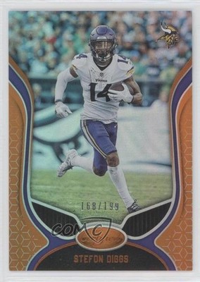 2019 Certified Mirror Orange 168/199 Stefon Diggs #75 0a3