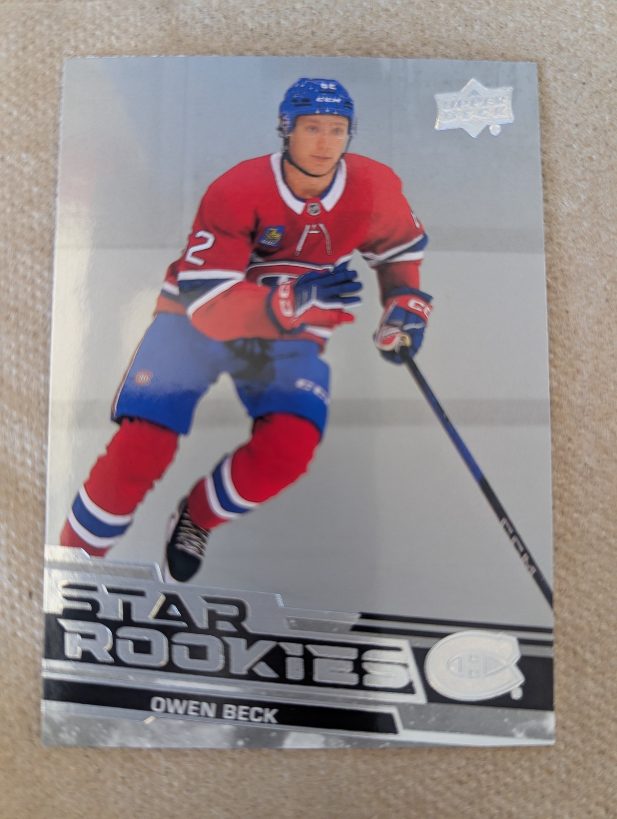 2023-24 Upper Deck Star Rookies - Owen Beck #9 (RC)