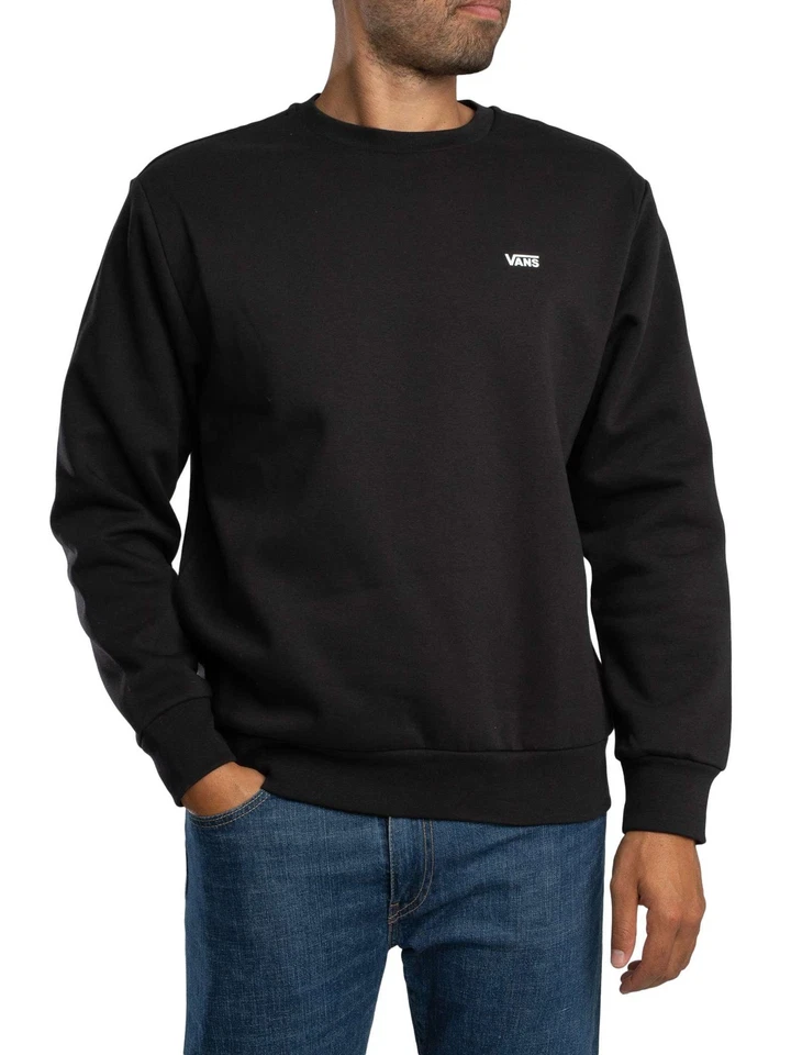 Vans Men's Left Chest Logo Sweatshirt, Black - Image 2 of 4