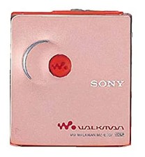 SONY MZ-E707-D Orange Portable MD Player MDLP Compatible MD Player Only Walkman