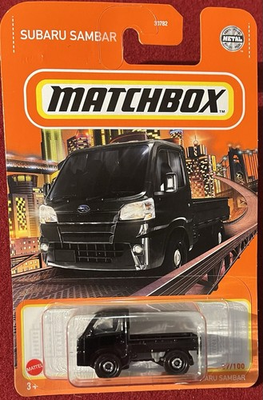 #ad MATCHBOX SUBARU SAMBAR BLACK 57 100. SEE COMBINED OFFERS $3.49