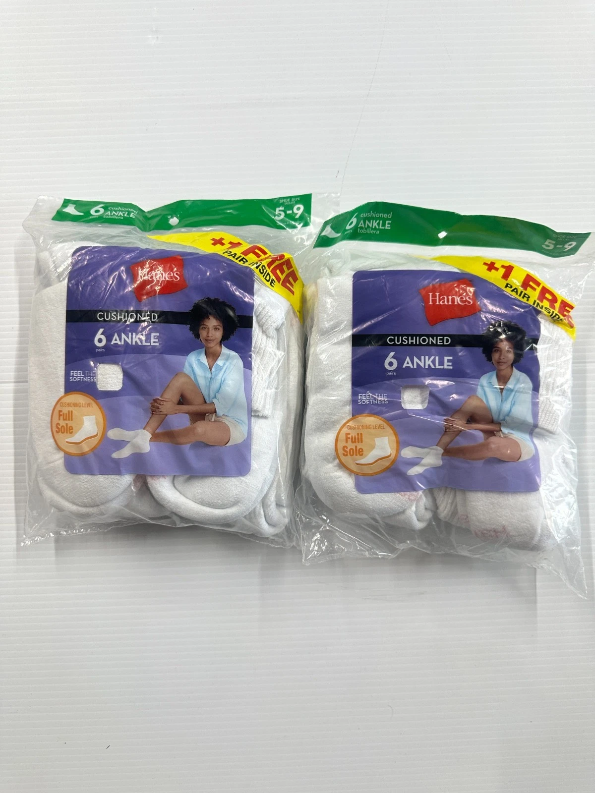 14 Pairs Hanes Women's White Ankle Socks Cushion Support Extra Durable Size 5-9
Opens in a new windo