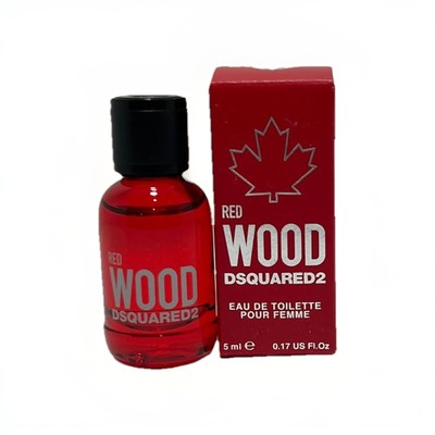 Dsquared2 Wood Green 5ml Edt Splash Mini For Women New In Box