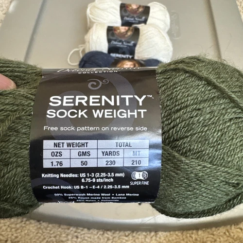 Deborah Norville Serenity Sock Yarn Lot Of 4 Skeins - Picture 2 of 9